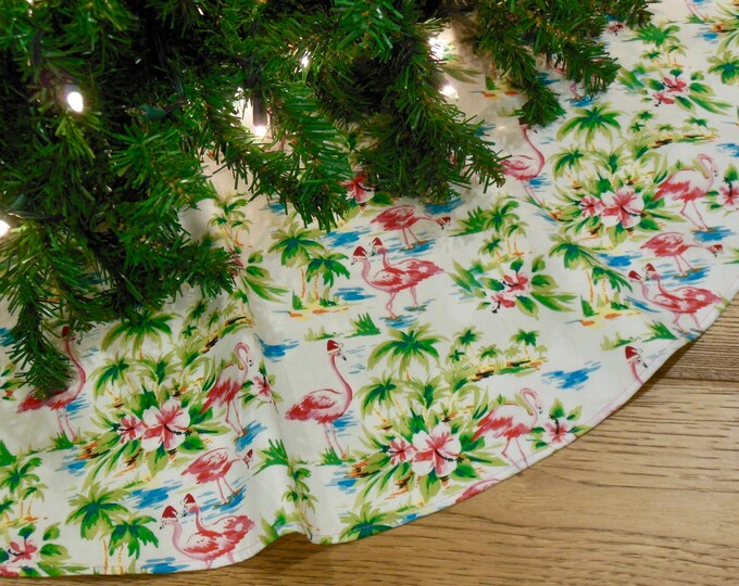 Tropical Christmas Tree Skirt 