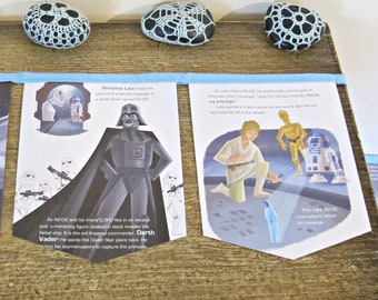 Star Wars Birthday Bunting Party Nursery Decor Supplies A New Hope Baby Shower Bedroom Homewares Jedi Gift Darth Vader Luke Skywalker