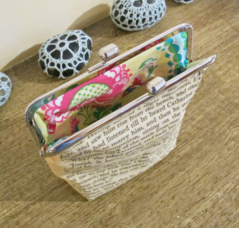 Wuthering Heights Purse Clutch Bag Quote Whatever Our Souls Etsy