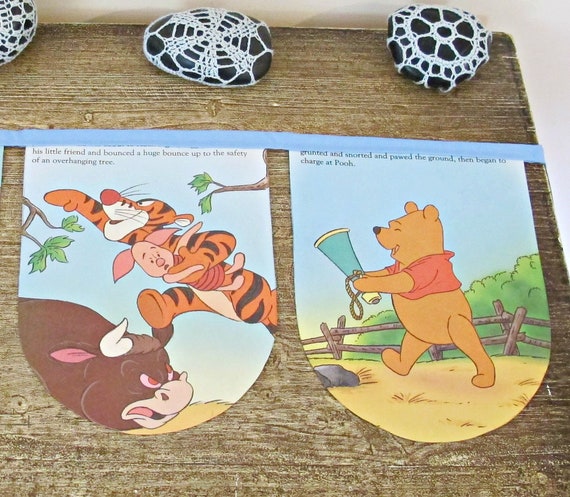 room decoration Handmade Vintage Animal Babies party decoration banner Illustrations bunting banner