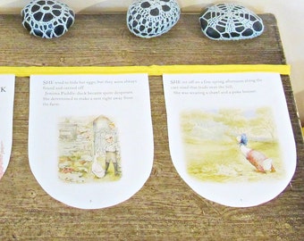 Beatrix Potter Party Bunting Nursery Baby Shower Homewares Gift The Tale of Jemima Puddle-Duck For Kids Children Boys Girls New