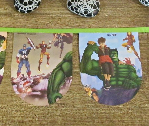 Superhero Birthday Party Decoration The Incredible Hulk Etsy