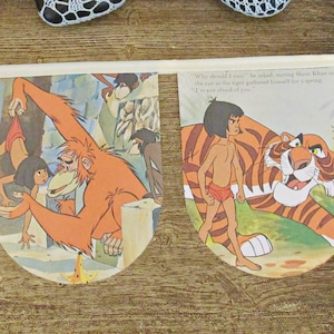 Das Dschungelbuch Geburtstag Wimpelkette Banner Dekoration Mowgli Baby Shower Nursery Shere Khan Party Liefern Homewares Decor