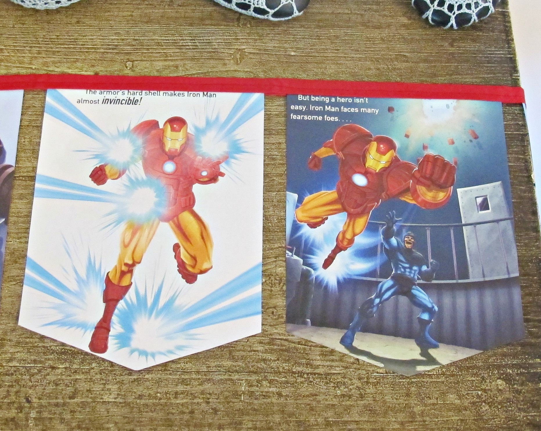Iron Man Birthday Party Bunting Superhero Nursery Decor Etsy Iron Man Birthday Party Bunting Superhero Nursery Decor Etsy