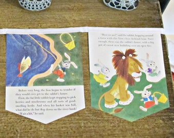 Tawny Scrawny Lion Nursery Bunting First Birthday Animals Banner Wall Hanging For Kids Boys Party Decoration Girls Supplies Gift