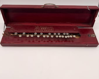 Vintage Taishogoto Nagoya Harp Tombo Band China Organ w/ Case/1960s