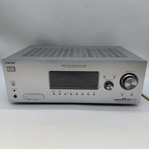 Vintage Sony STR-K900 HDMI Multikanals AV-receiver från 2000-talet, silver, testad och fungerande