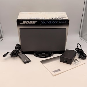Bose SoundDock Series II iPod Dock Speaker Complete Retro Audio System Like new