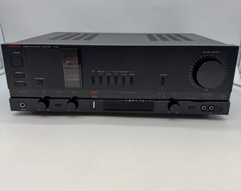 Amplificador integrado híbrido de válvulas MOS-FET Luxman LV-103, estilo años 80, usado, original de Japón.