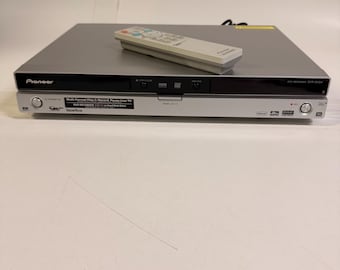 Grabadora de DVD Pioneer DVR-540H vintage con disco duro de 160 GB y mando a distancia.