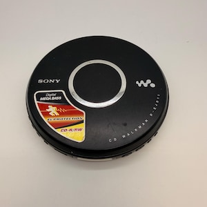 Vintage Sony Walkman CD Player D-EJ011 Mega Bass Portable Discman Y2K