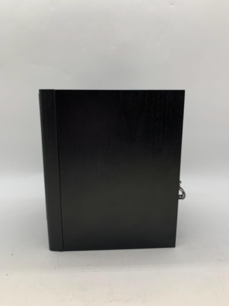 Vintage Sony SS-H414 Bookshelf Speakers Pair Made In Japan Black Stereo Speakers image 5