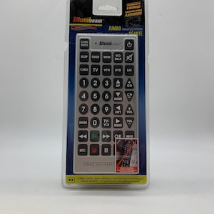 Jumbo Universal Remote Big Button Remote Illumibeam Easy Use Remote Control
