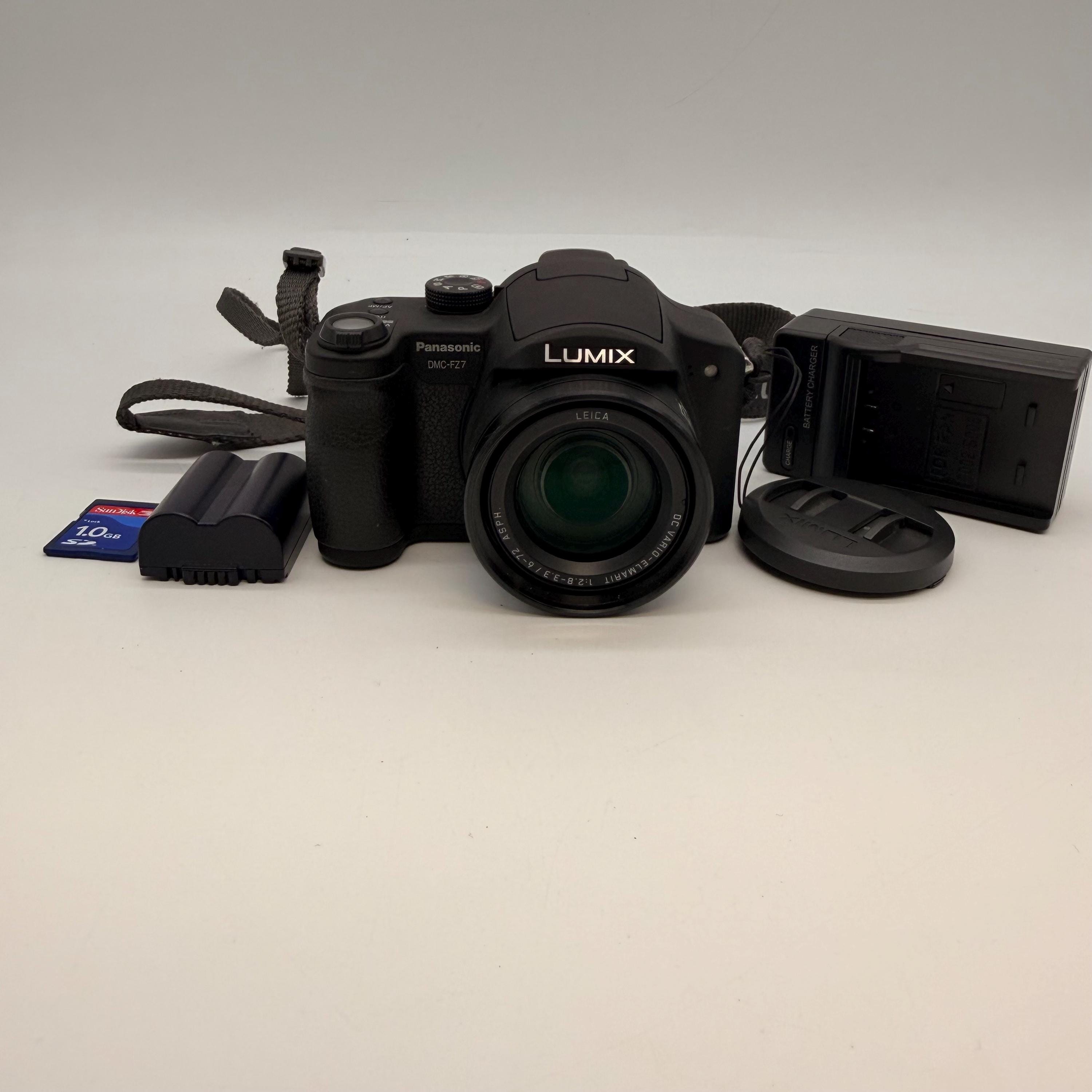 Buy Vintage 2006 Panasonic Lumix DMC-FZ7 Leica Camera 12x Zoom