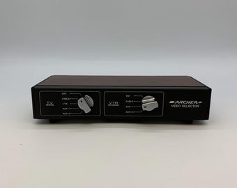 Archer Video Selector Switch 15-1261 Retro AV RF Switch Made in Japan