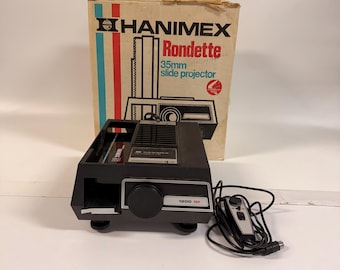 Vintage Hanimex Rondette 1200 RF Slide Projector 35mm Australia 1970s