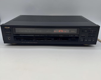 TEAC A-350 Vintage Stereo Cassette Deck • Dolby System • Wood