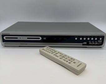 Vintage 2000s  Magnavox MWR10D6 DVD Recorder Player Combo Progressive Scan w/ Remote Tested