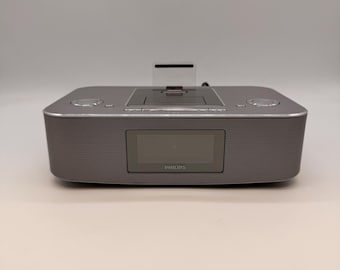 Philips DC390/37 iPod iPhone iPad Dockningsstation Högtalare Väckarklocka Radio AUX