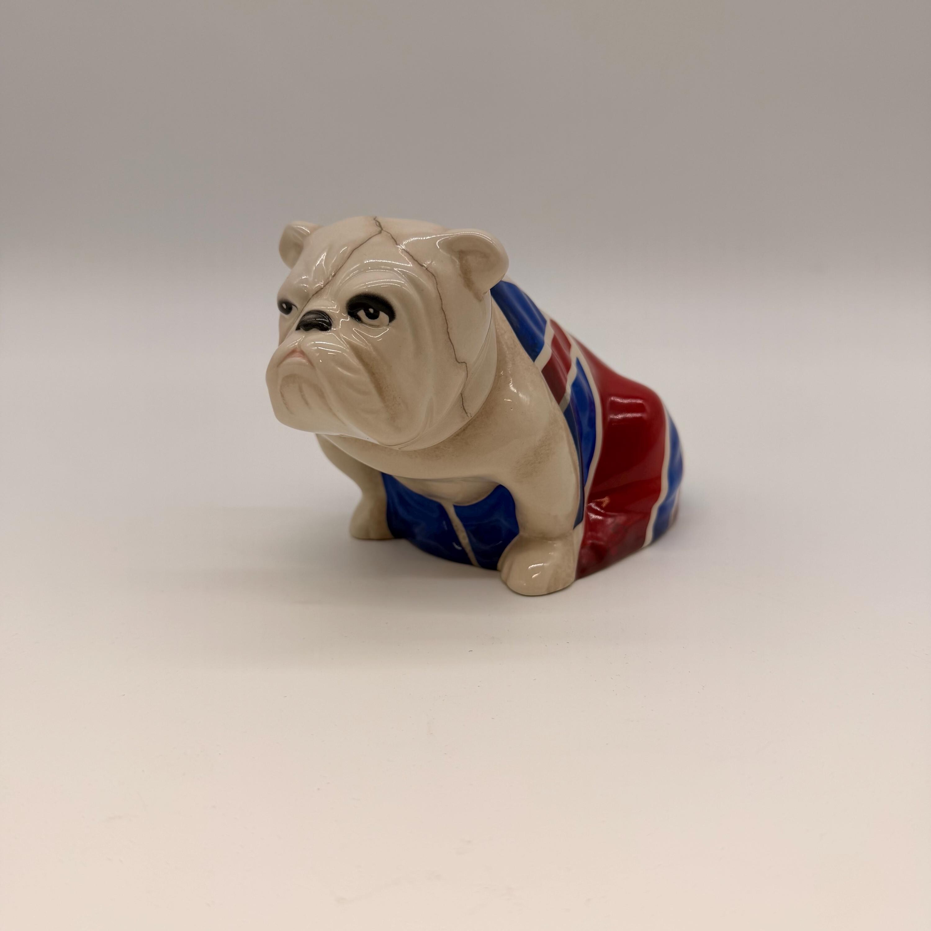 Royal Doulton Jack Bulldog Figurine 007 Spectre Union Jack Dog 