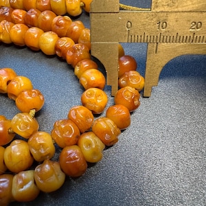 Mala de calavera Citipati de 108 cuentas / Hueso de yak tallado a mano, 10 mm, 38 pulgadas / Rosario budista tibetano para meditación imagen 8