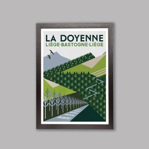 Cycling Art Print 'Liège-Bastogne-Liège' image 4