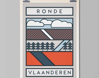 The Routes: Tour of Flanders | Cycling Art Print