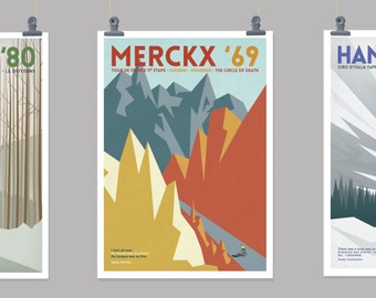 Cycling Art Prints - The Panache Collection (Full set of 3 Prints)