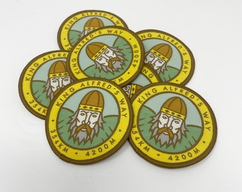 King Alfred&#39;s Way Woven Badge | 65mm | The Adventure Collection
