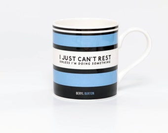 Beryl Burton | Fine Bone China Mug | Handmade Cyclist