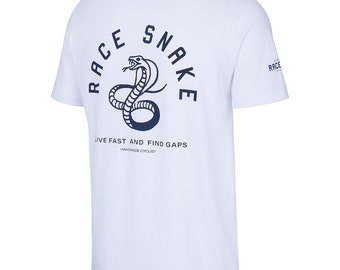 Race Snake Tee - White - Unisex