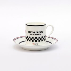 Tom Simpson | Fine Bone China Espresso Cup & Saucer