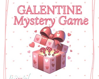 Galentine Mystery Box, Galentine's Day Mystery Game Event