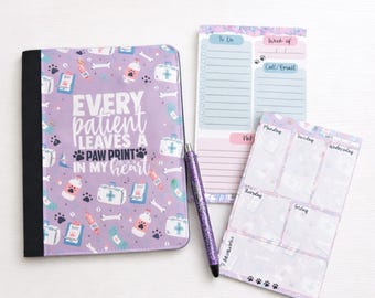 Personalized Veterinarian Padfolio