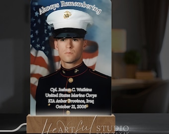 Military Memorial Light Frame