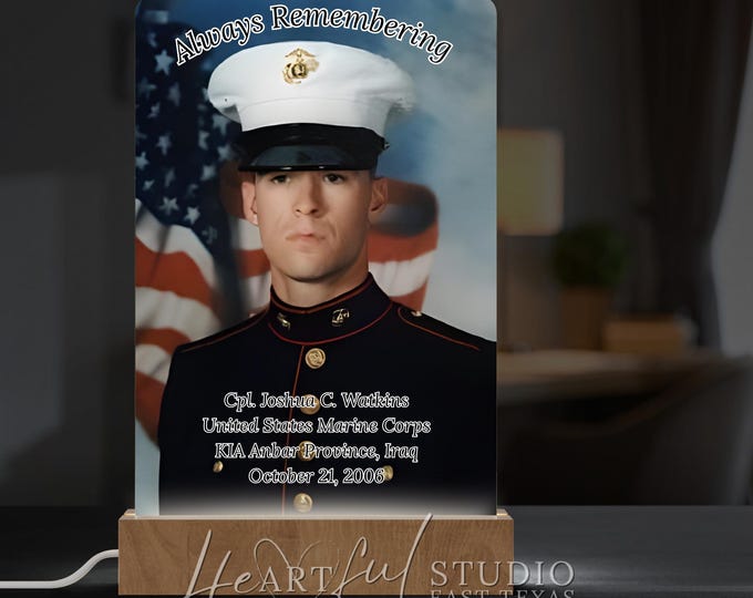 Military Memorial Light Frame