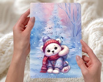 Winter Polar Bear Journal Notebook