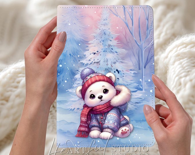 Winter Polar Bear Journal Notebook