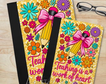 Teaching is a Work of Heart Personalized Padfolio