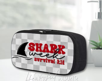 Shark Week Zipper Pouch: Personalized Travel Organizer