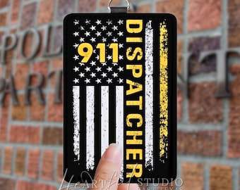 911 Dispatcher Badge Holder