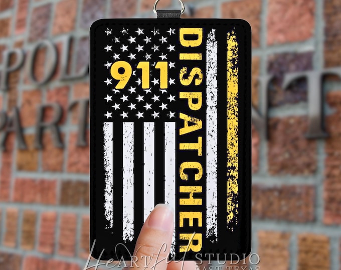 911 Dispatcher Badge Holder
