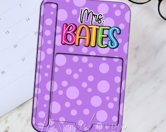 Personalized Sticky Note Holder