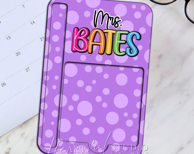 Personalized Sticky Note Holder