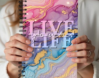 Handcrafted 2026 Live Your Life Planner, Journal, Weekly, Monthly and Agenda Pages