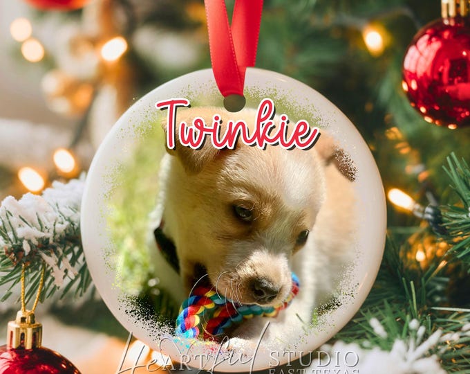 Custom Photo Pet Ornament