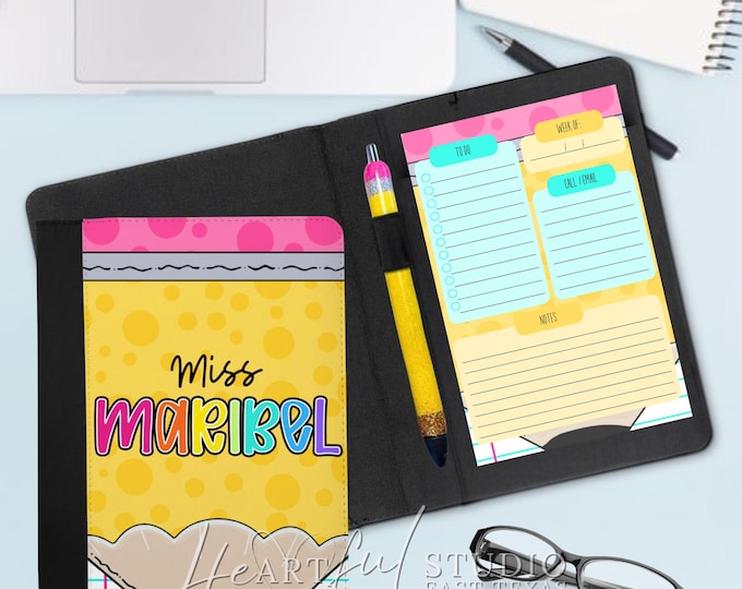 Personalized Pencil Notepad Gift Set