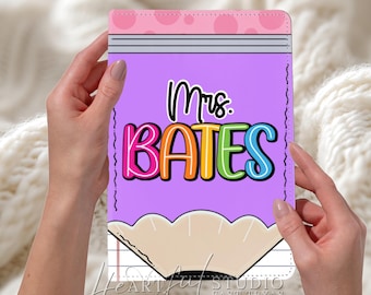 Personalized Pencil Journal Notebook