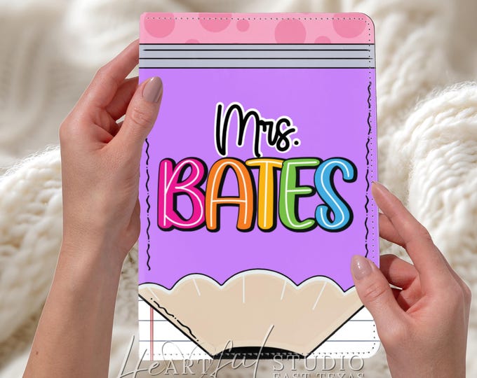 Personalized Pencil Journal Notebook