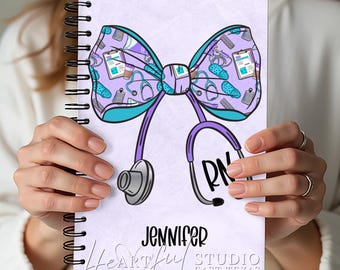 Handmade 52 Week Agenda Planner, Nurse Design